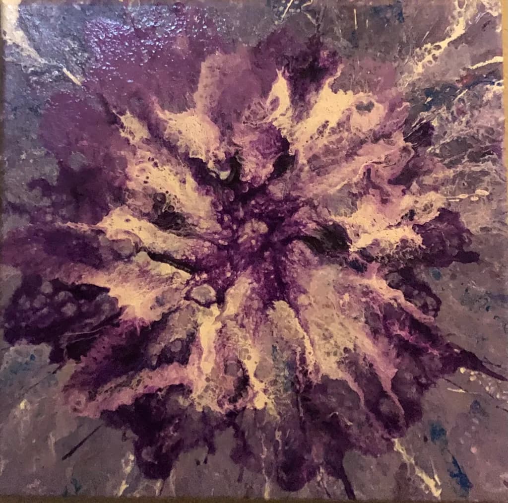 Purple Bloom Explosion