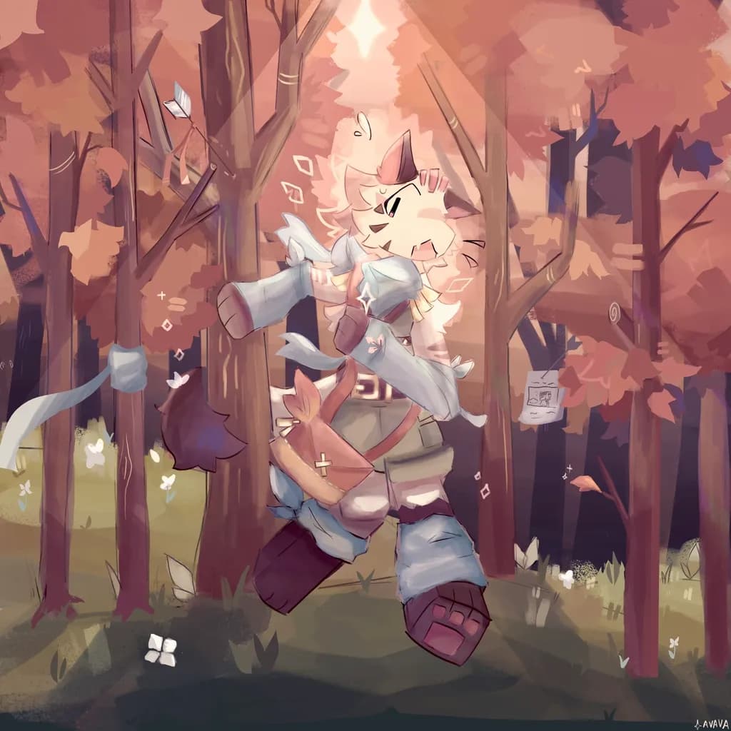 Ace Character in Forest