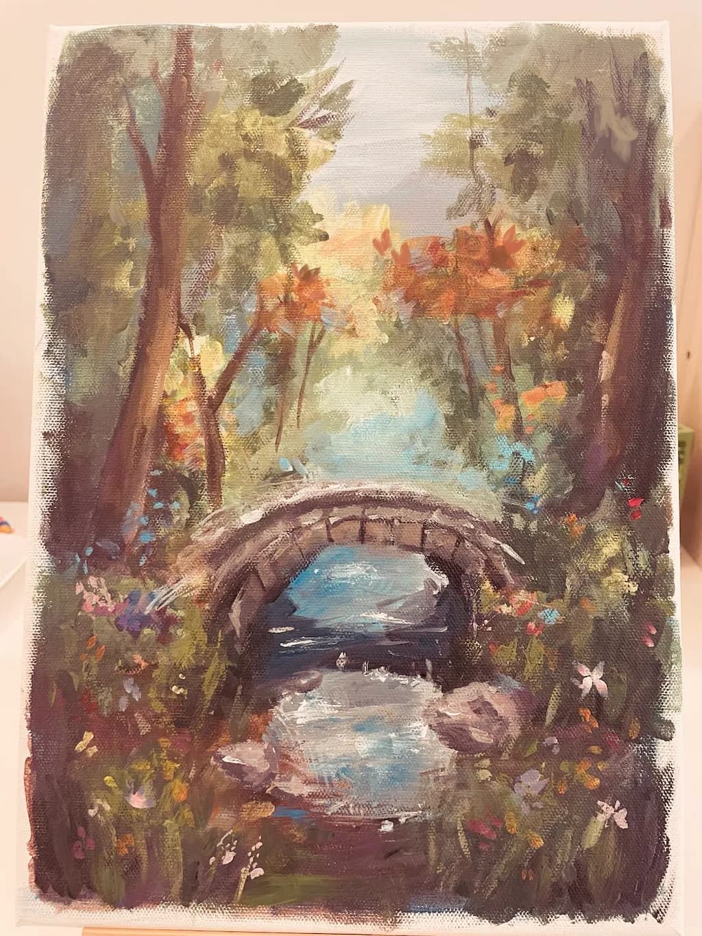 Forest Bridge Reflection