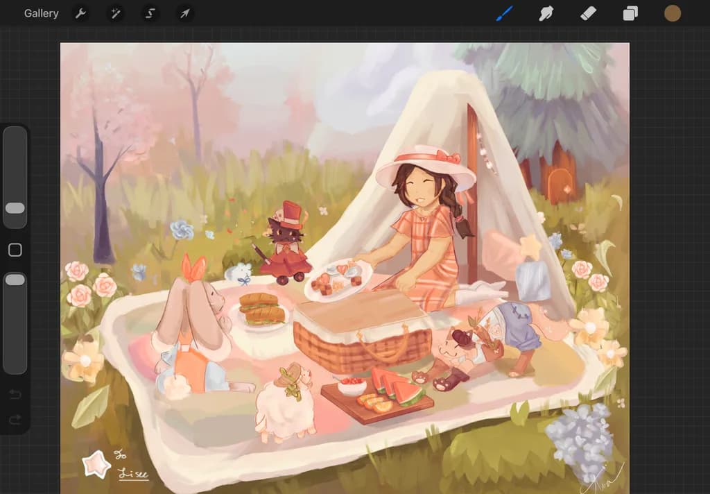Picnic in the Garden