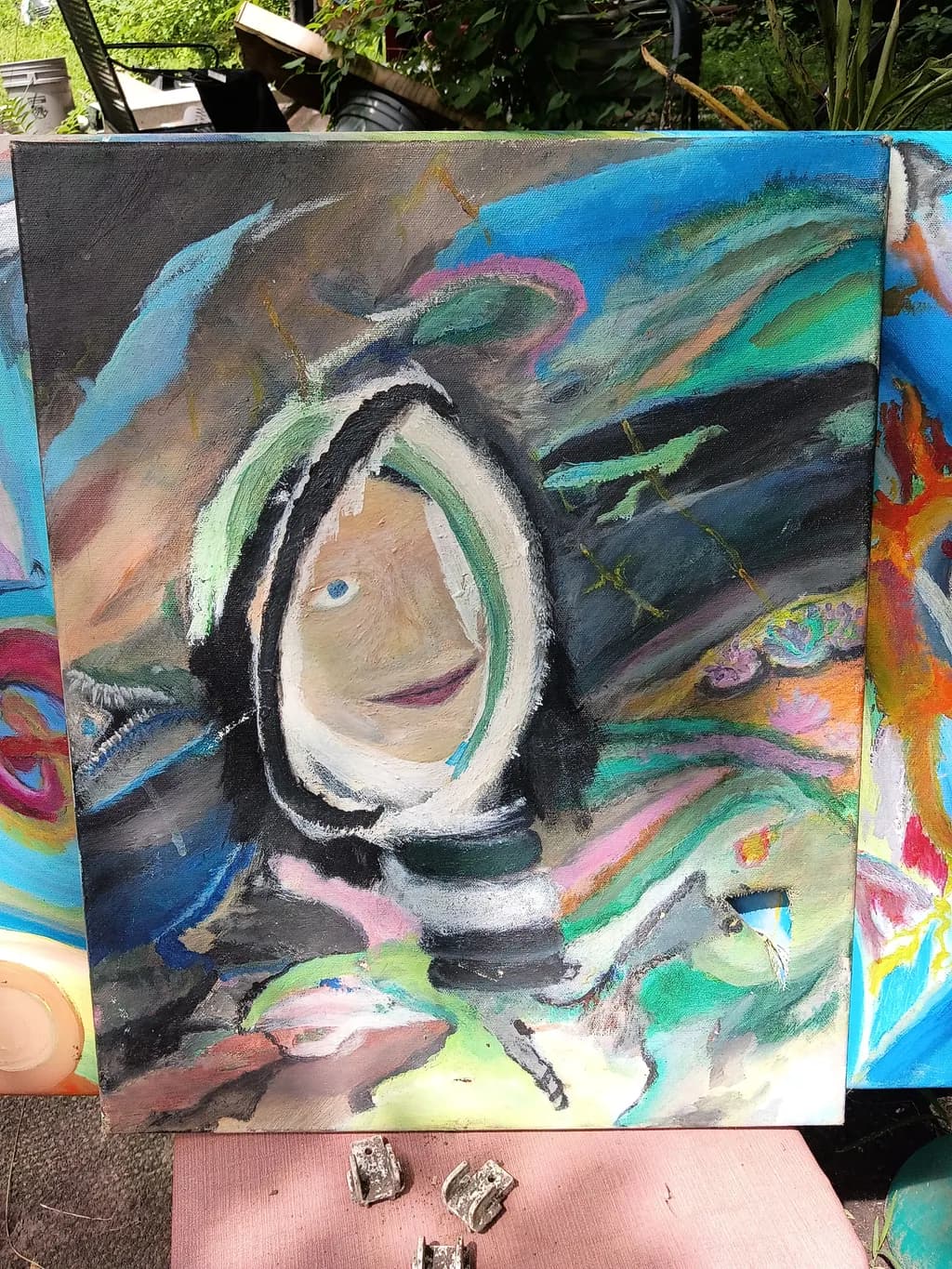 Abstract Face Veil