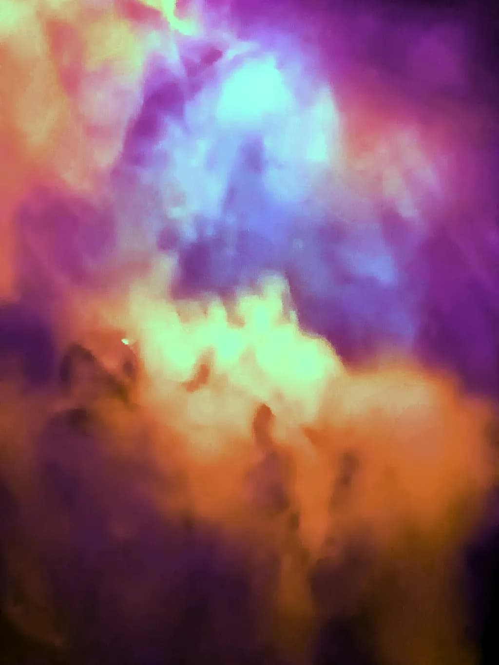 Colorful Smoke Plume