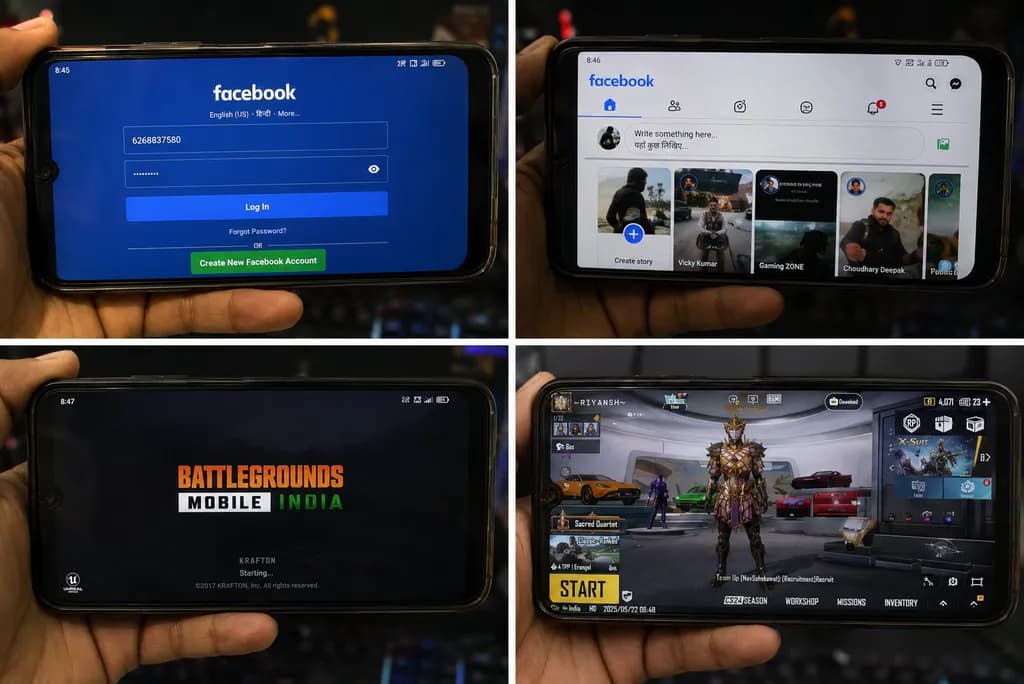 Mobile Gaming Screenshots