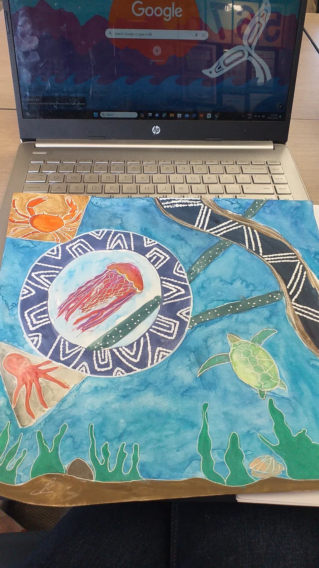 Ocean Creatures Mosaic
