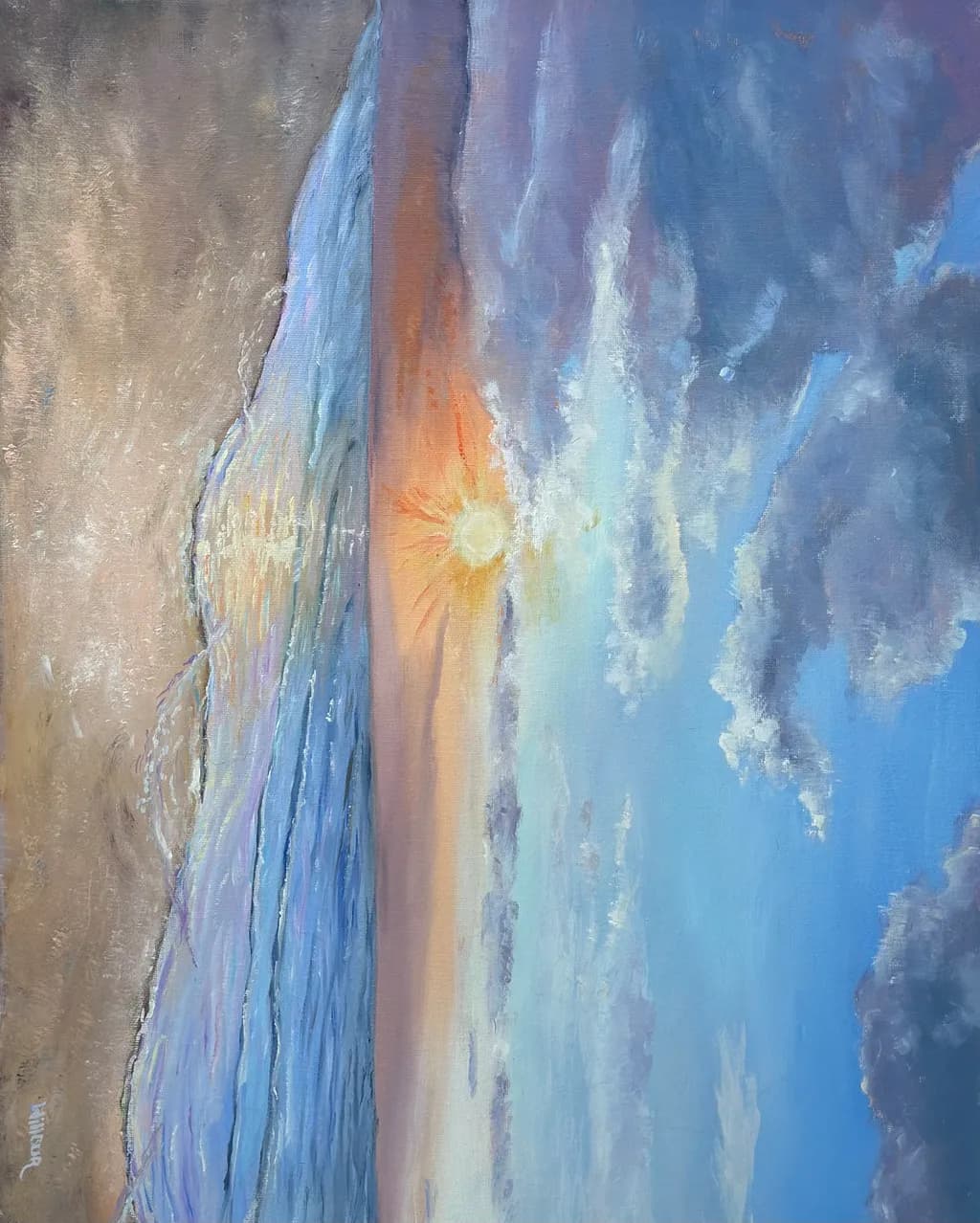 Sunset Over Ocean