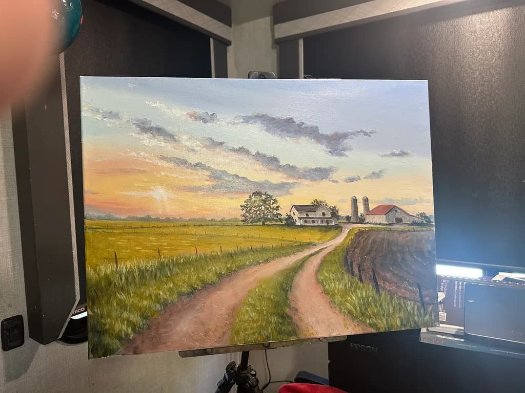 Country Road Sunrise