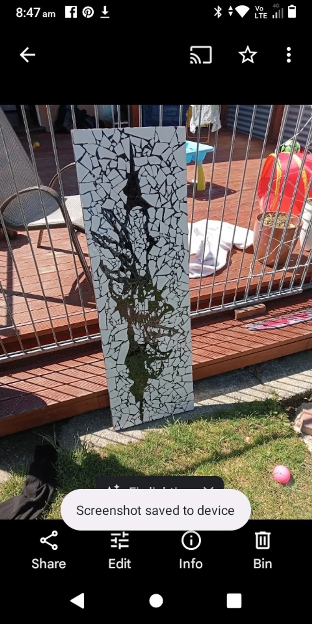 Outdoor Mosaic Panel