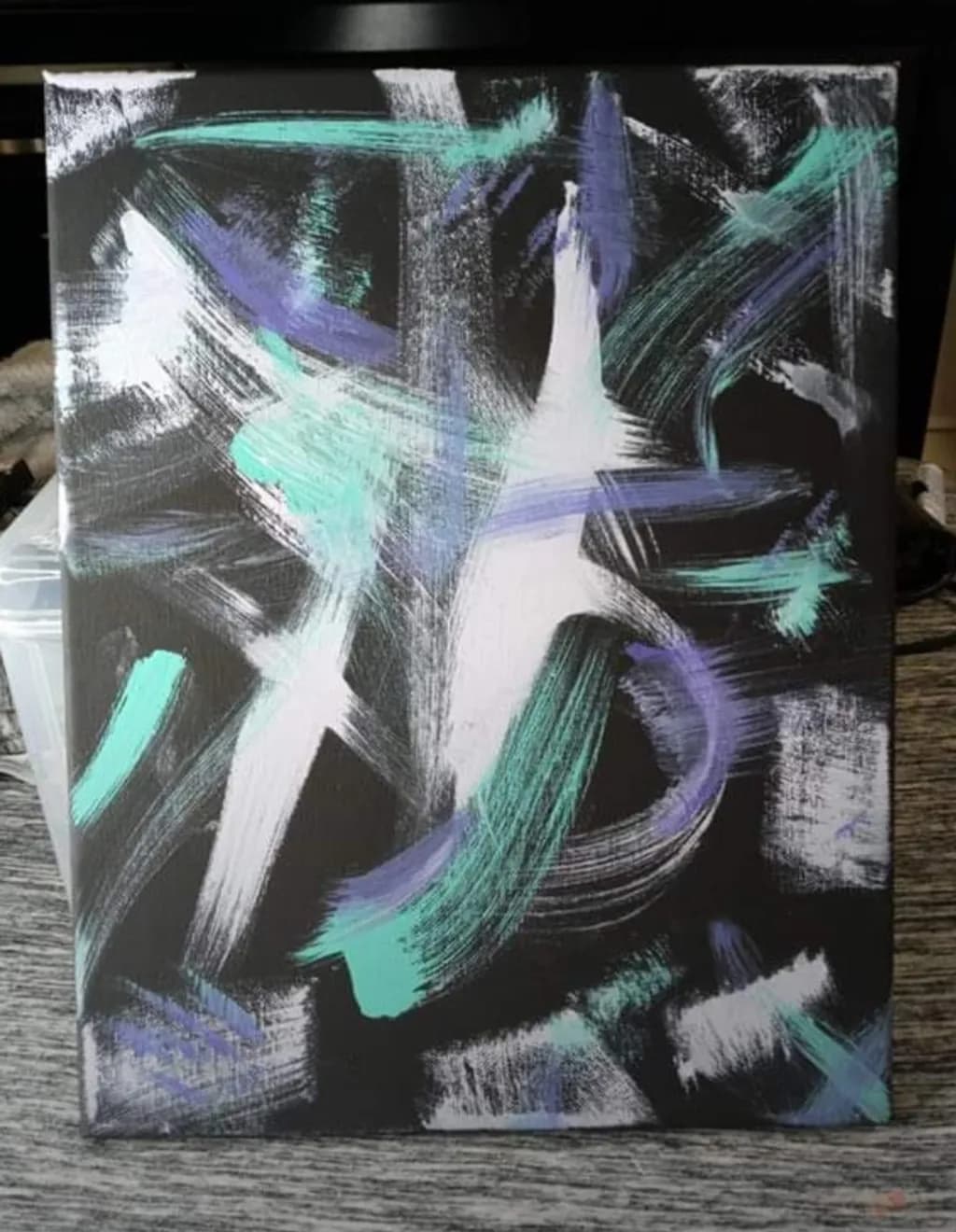 Abstract Strokes Composition