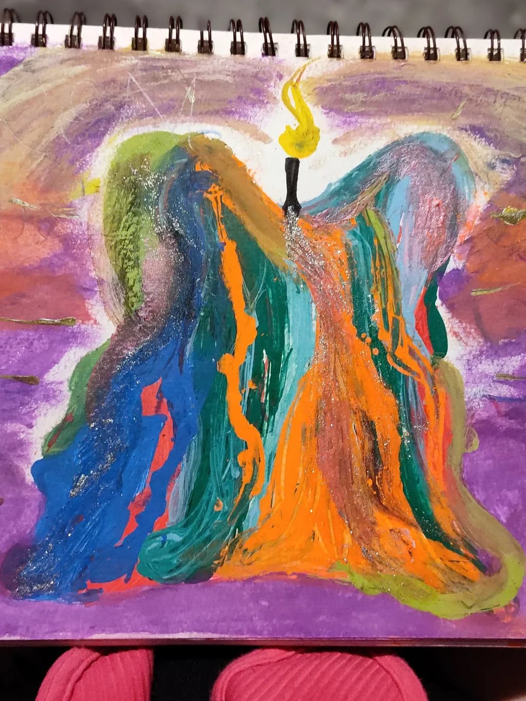 Colorful Angel Flame