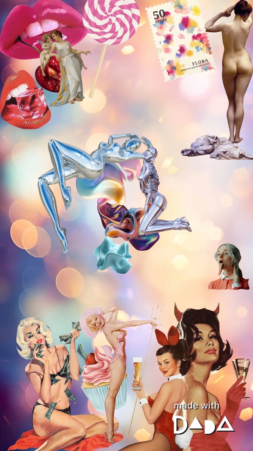 Pin-Up Collage