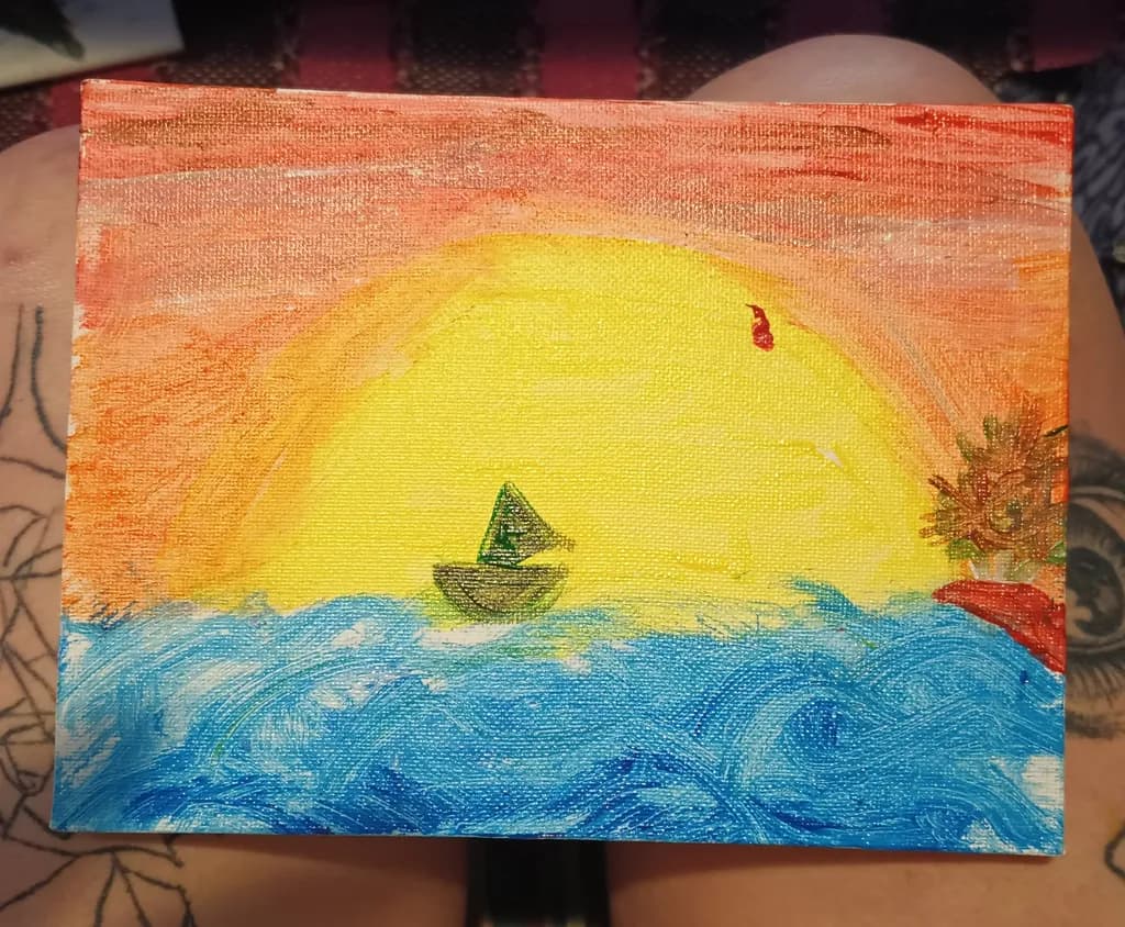 Sunset Ocean Voyage