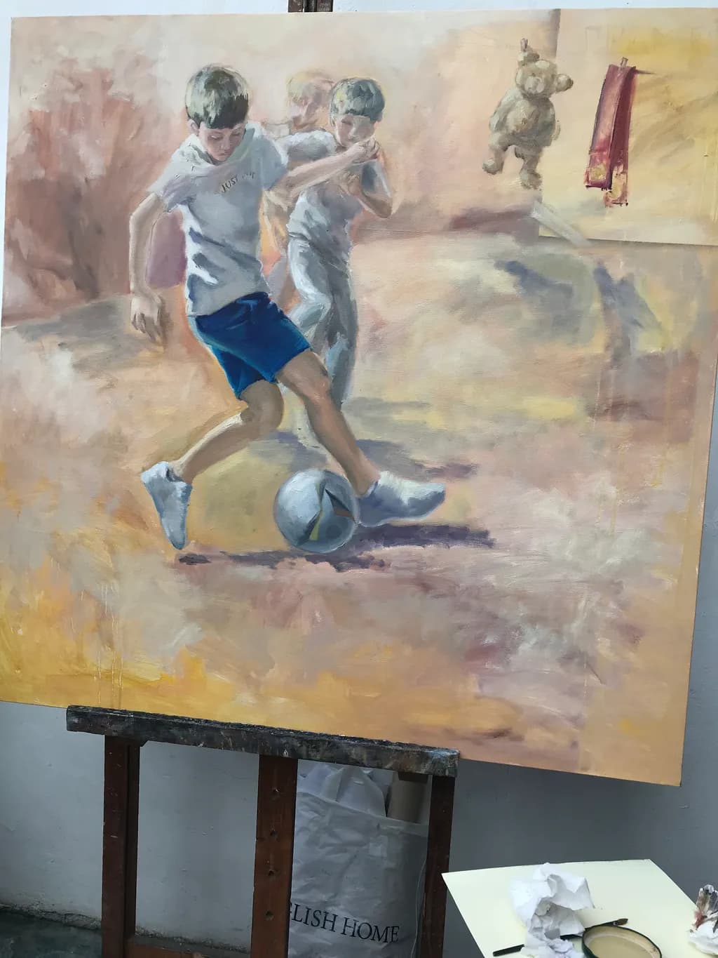 Children Playing Soccer