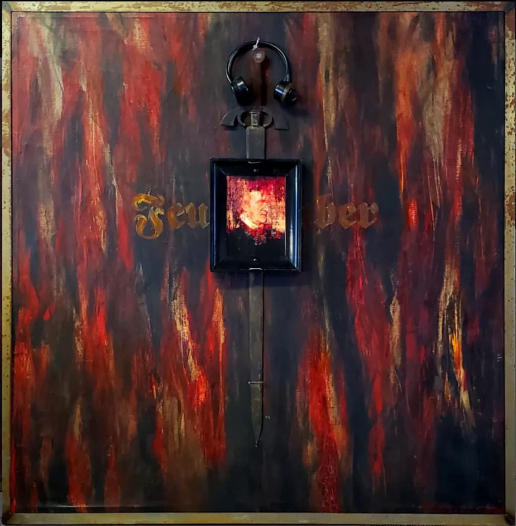 Framed Fire Portrait