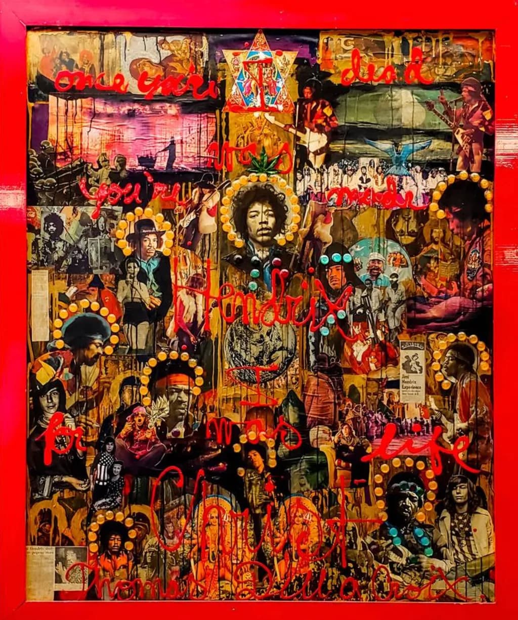 Hendrix Portrait Collage