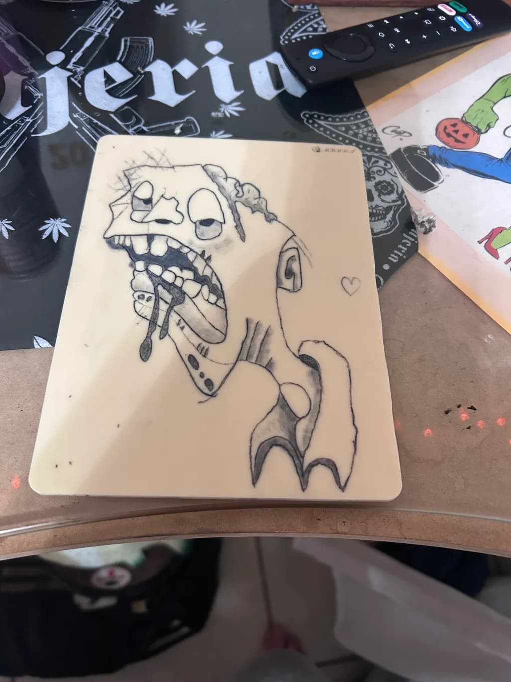 Dripping Zombie Face