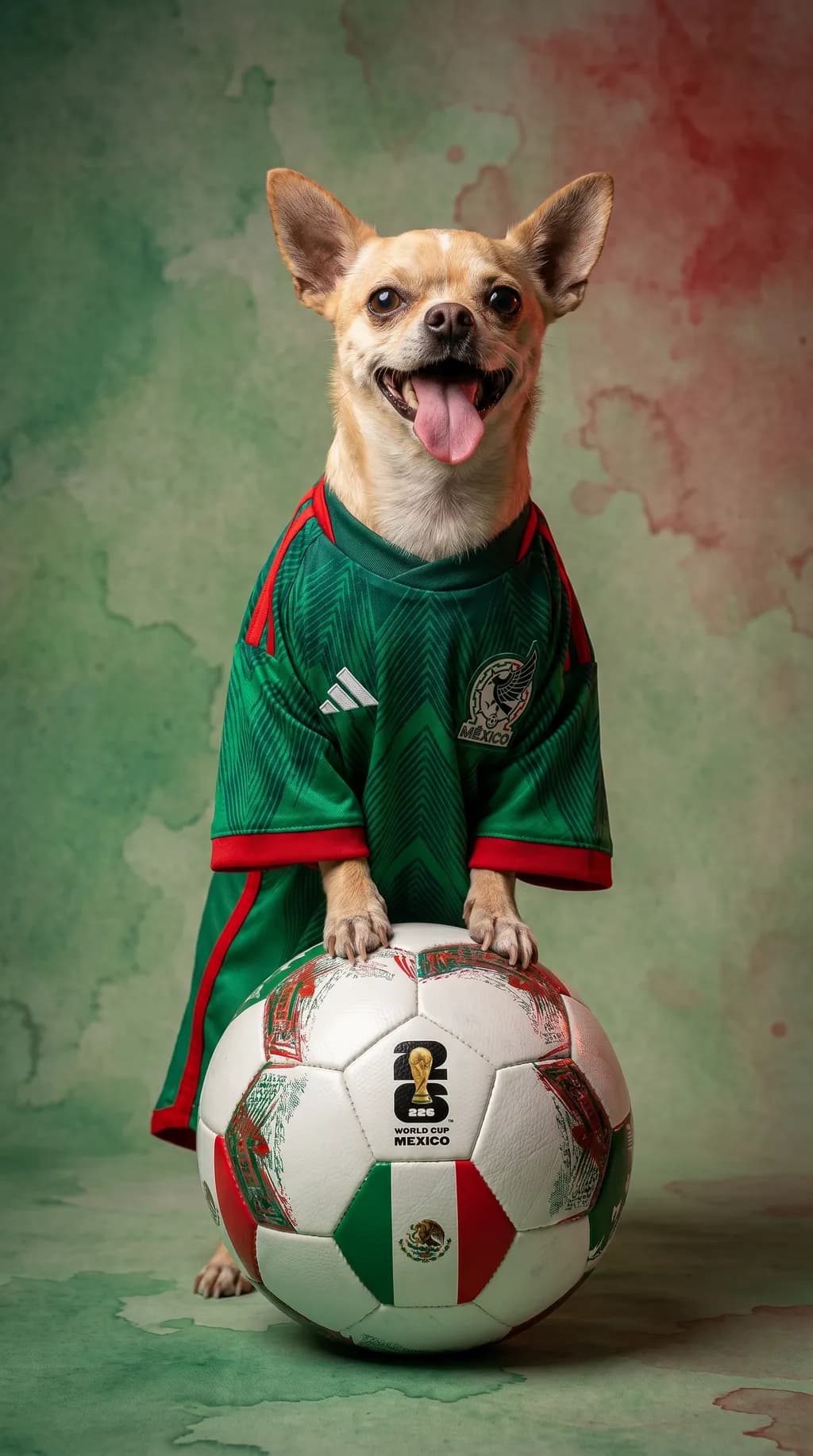 Chihuahua with Soccer Ball