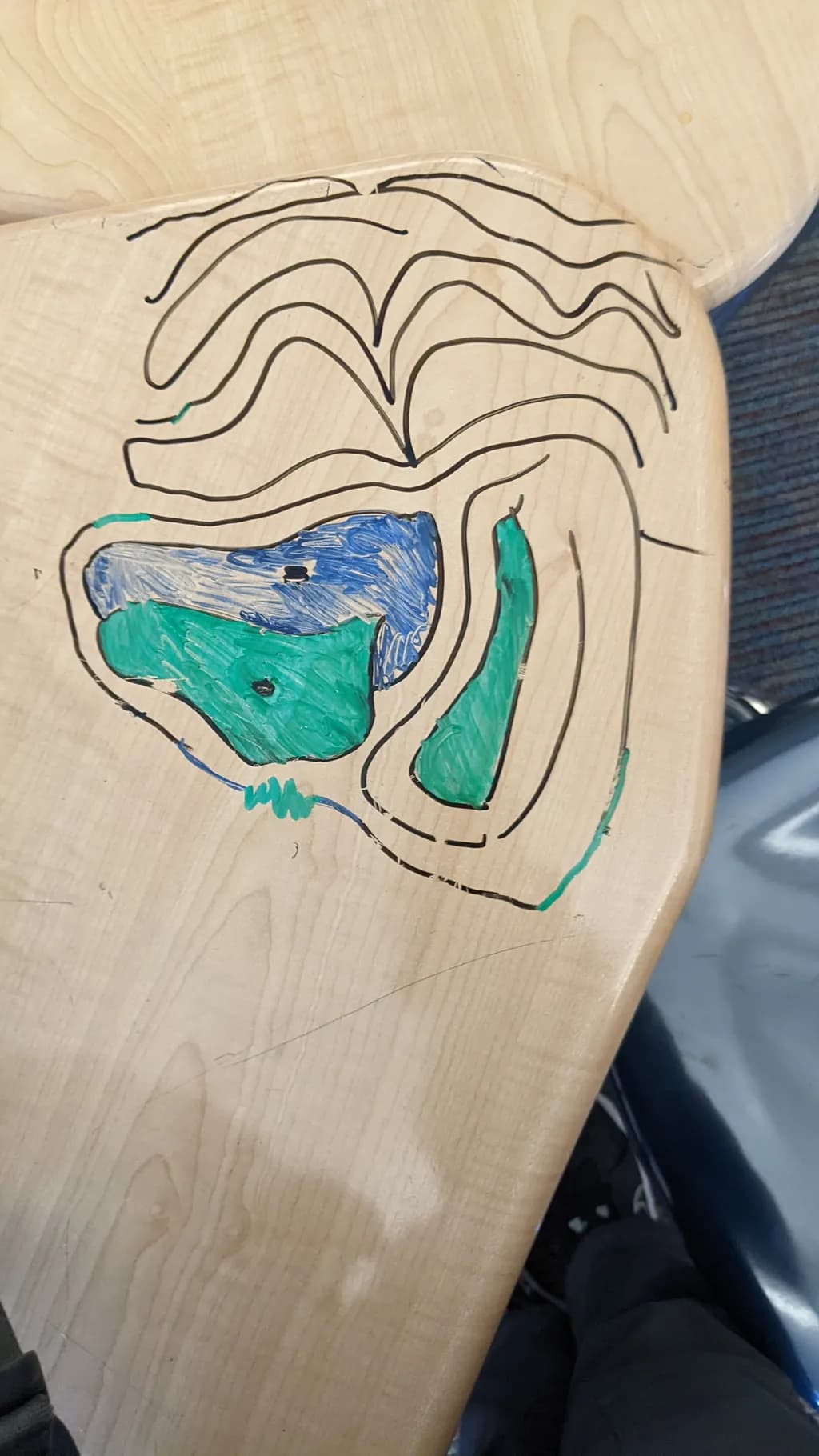 Abstract Desk Drawing