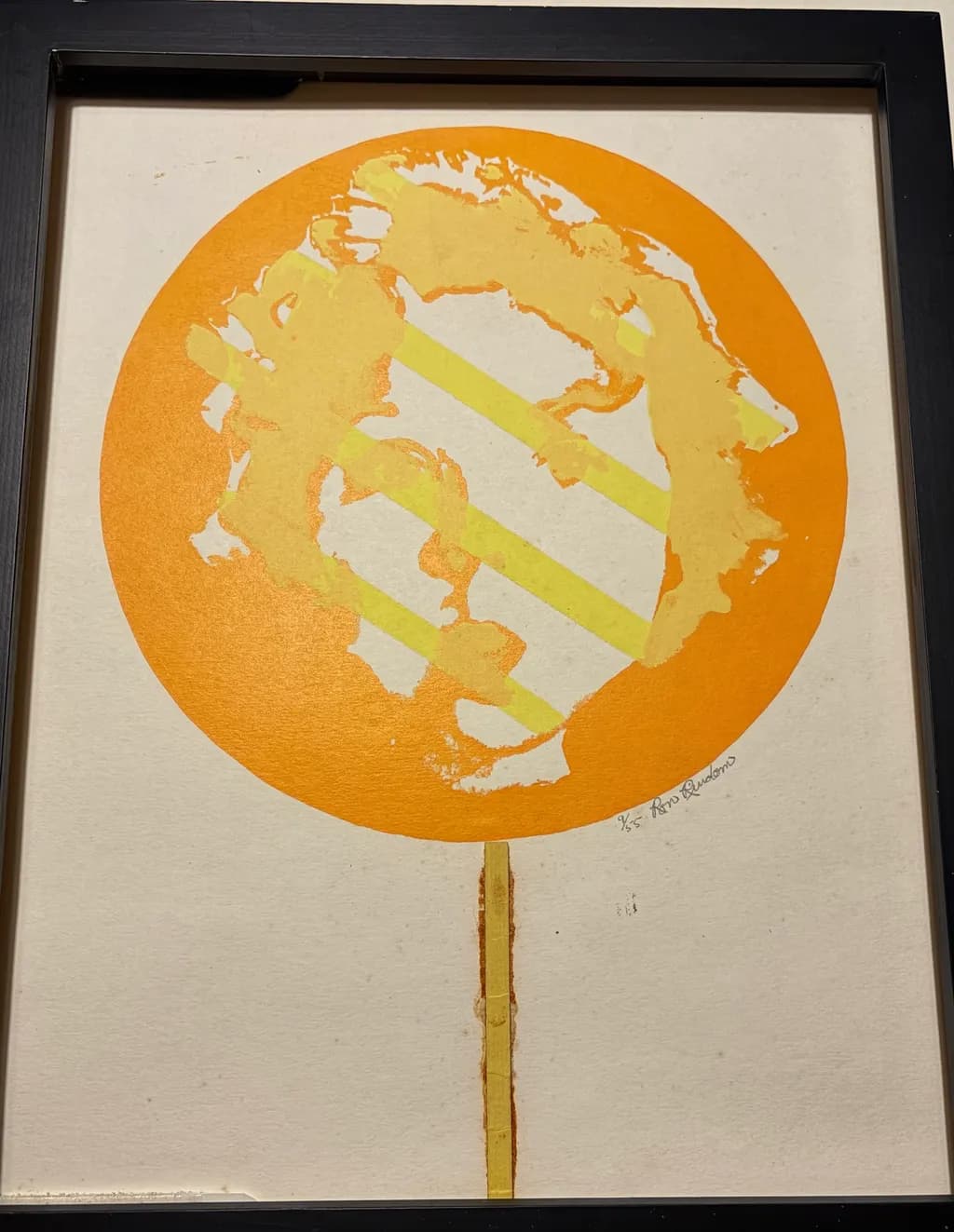 Orange Circle Stick