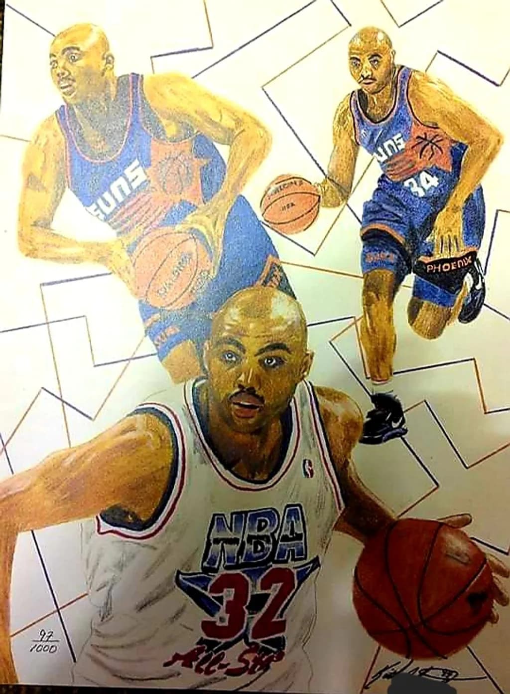 NBA All-Star Basketball Action