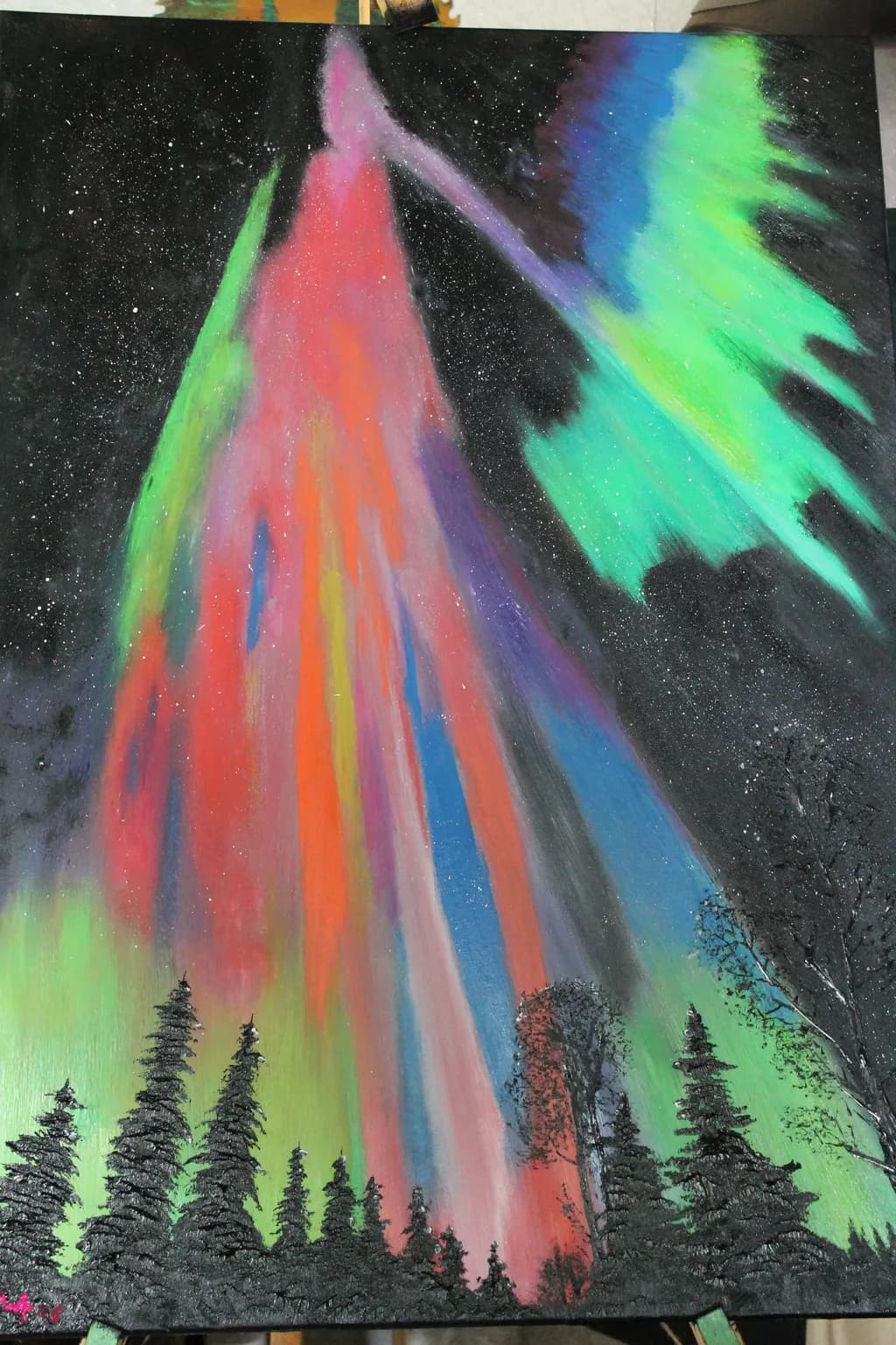 Northern Lights Forest