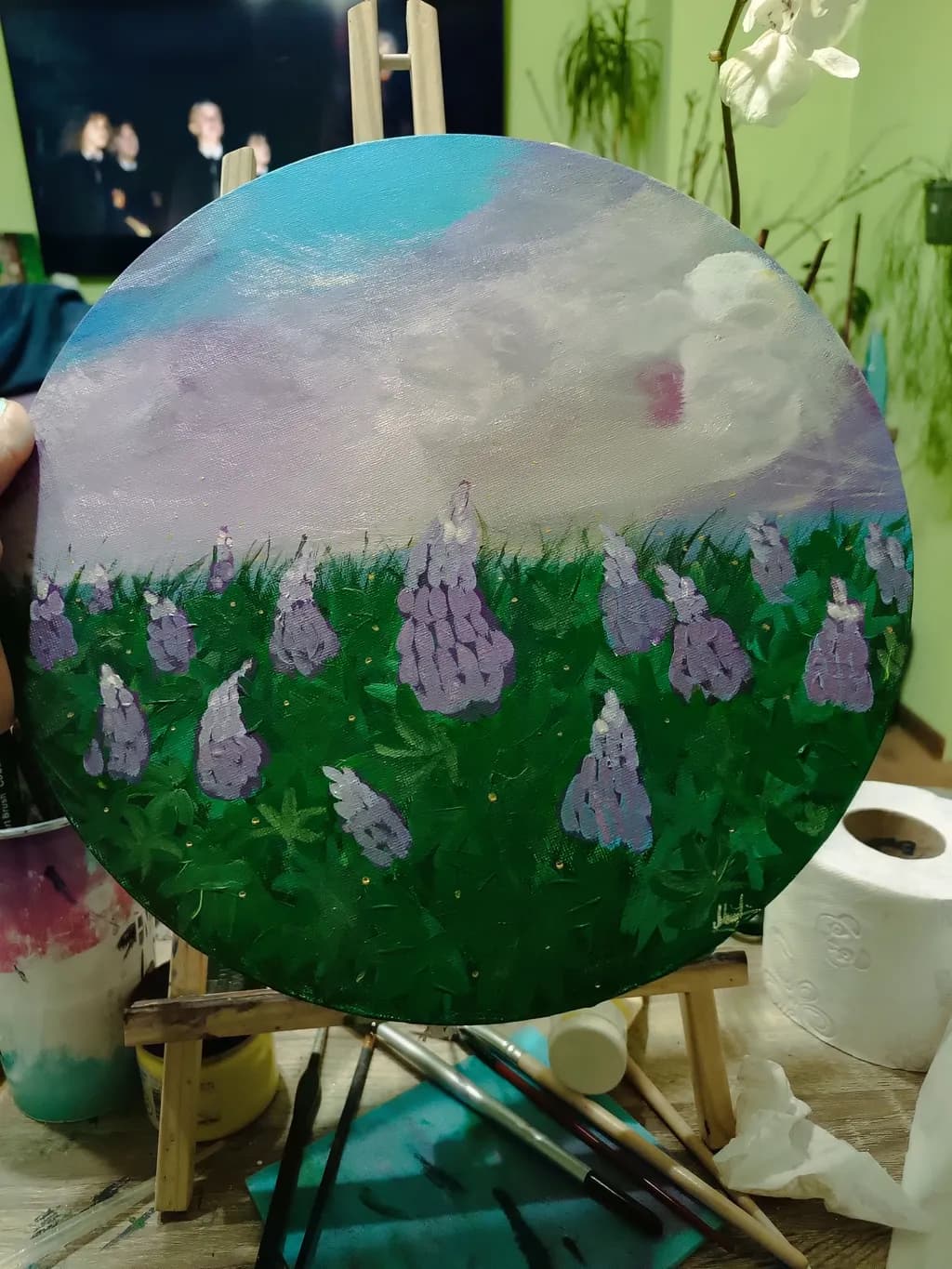 Lavender Field Sky