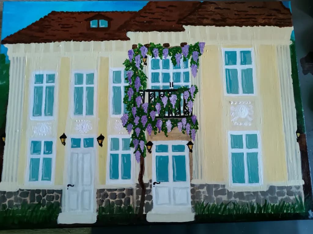 Balcony Flowers House