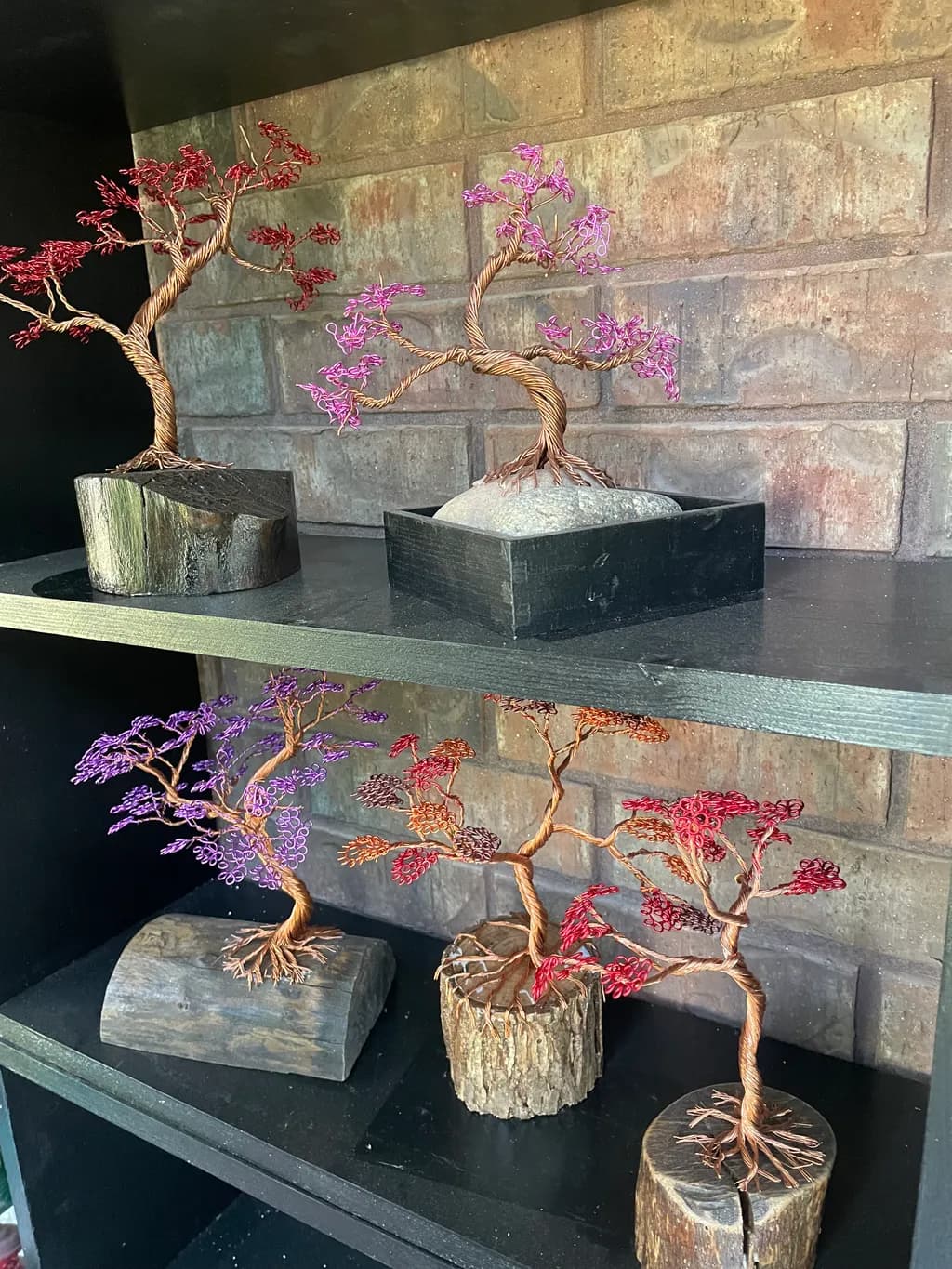 Wire Tree Sculptures