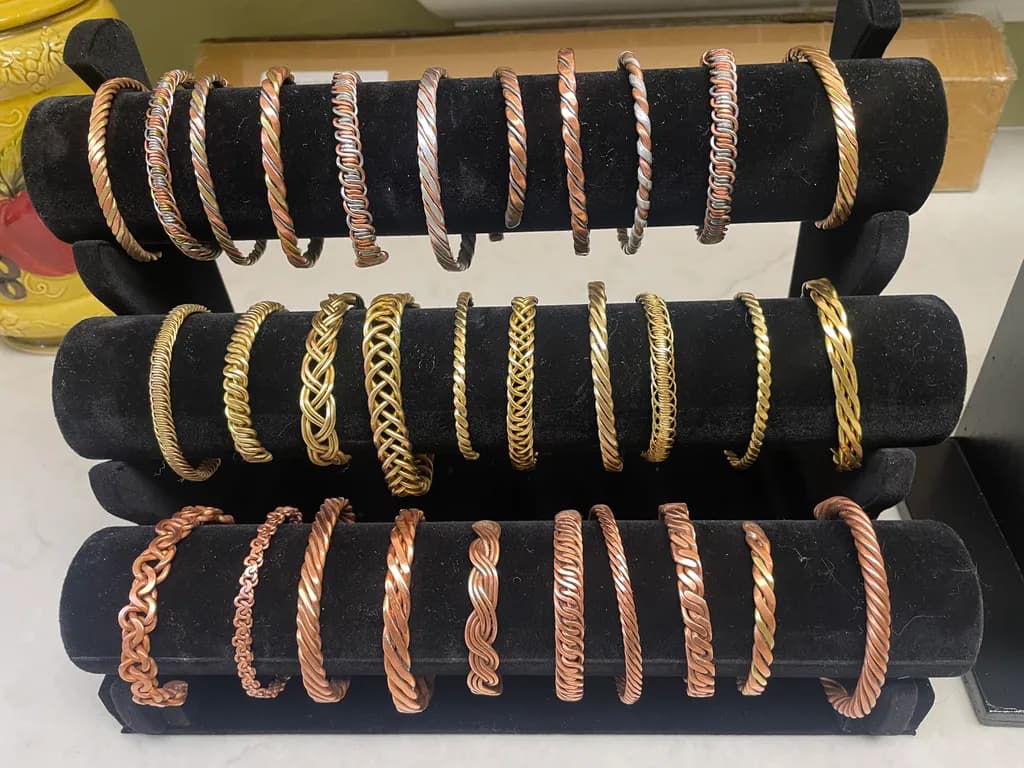 Braided Metal Bracelets Collection