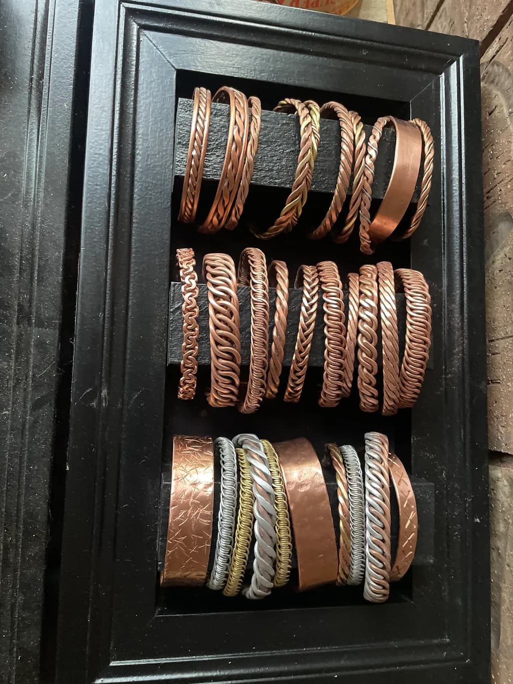 Copper Twisted Bracelets