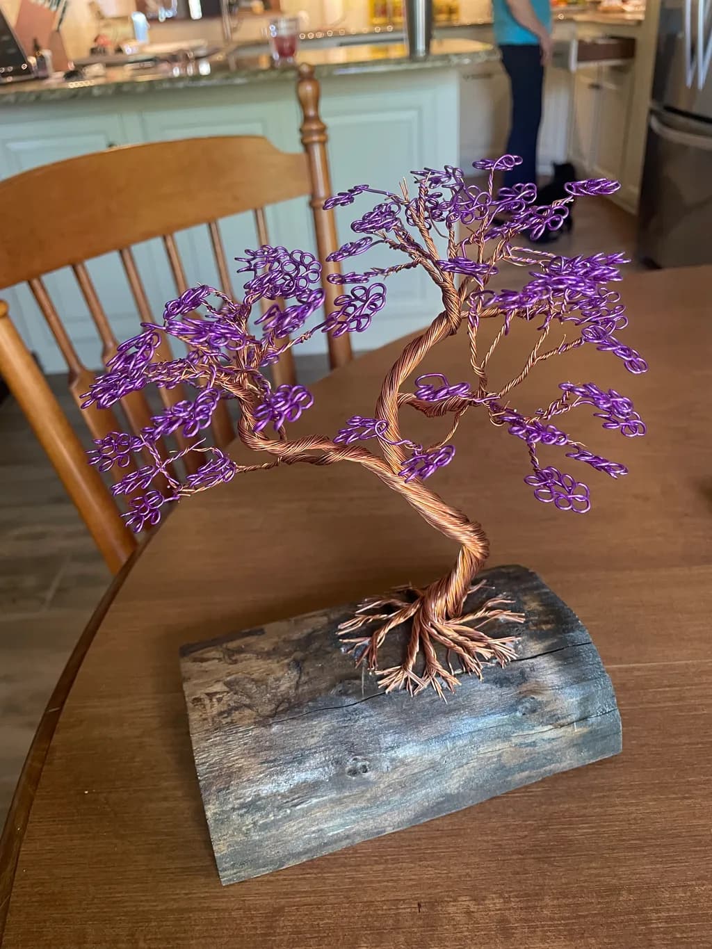 Copper Tree Sculpture