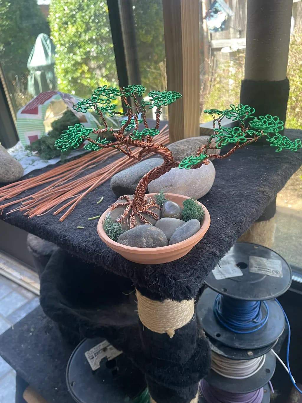 Wire Bonsai Tree