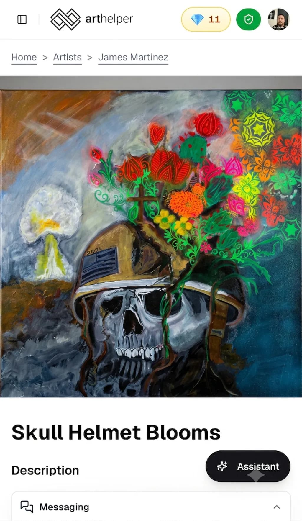 Helmet Skull Blooms