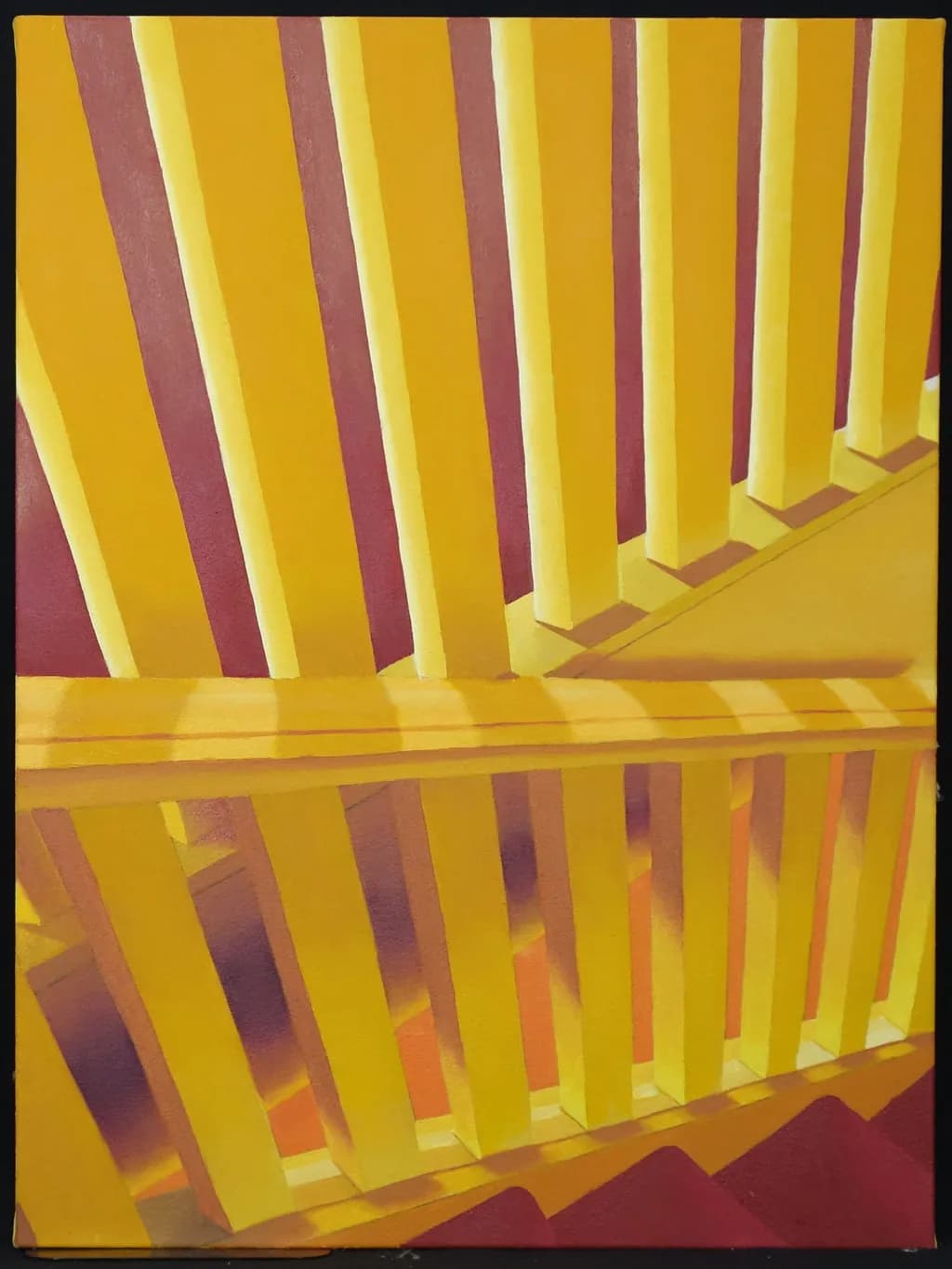 Orange Stairs Geometry