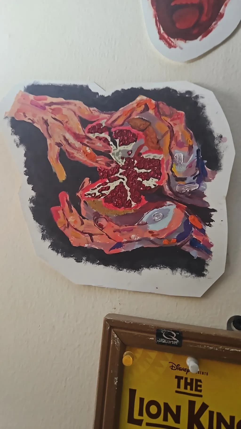 Hands Holding Pomegranate