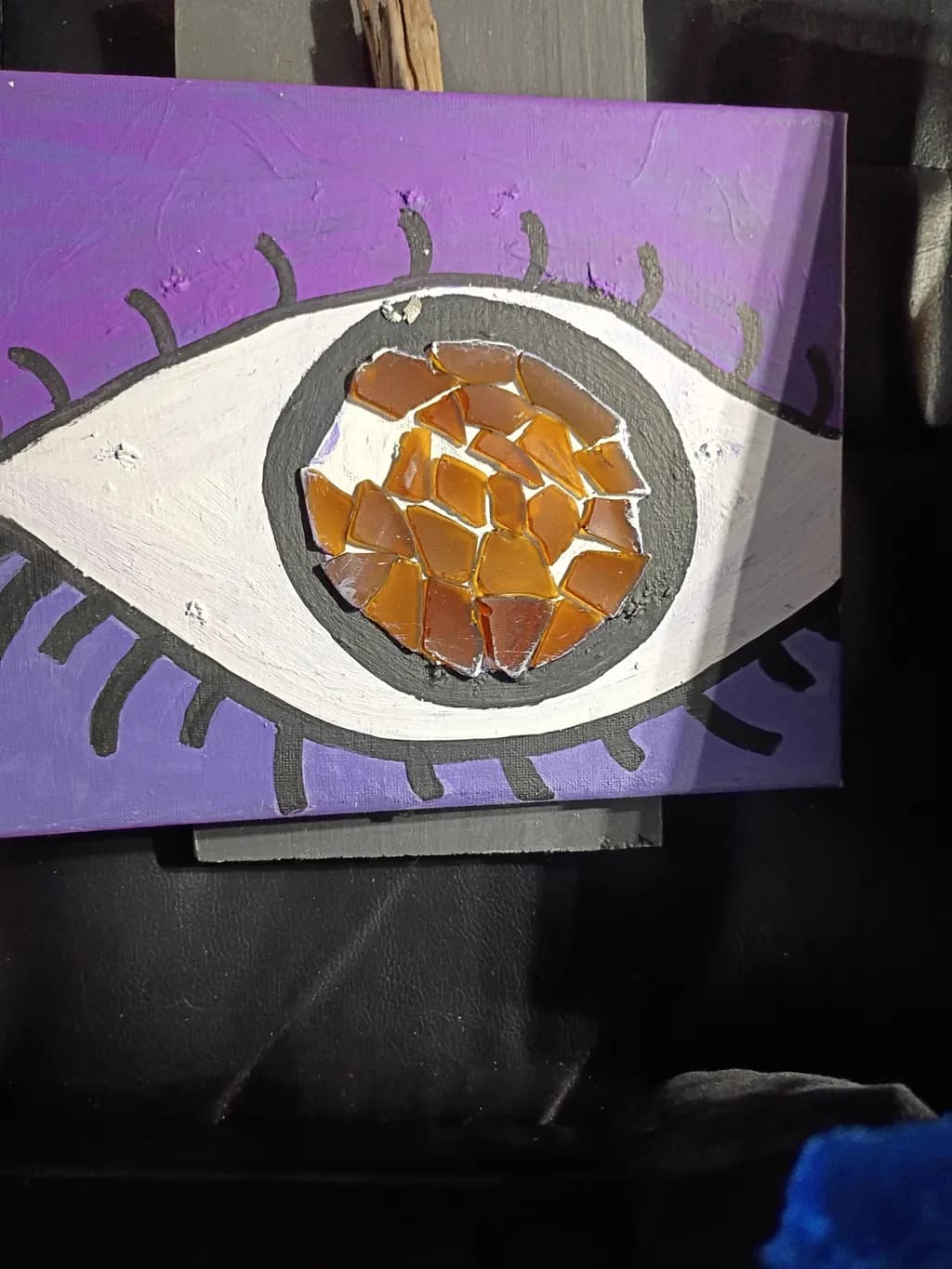Eye with Amber Mosaic