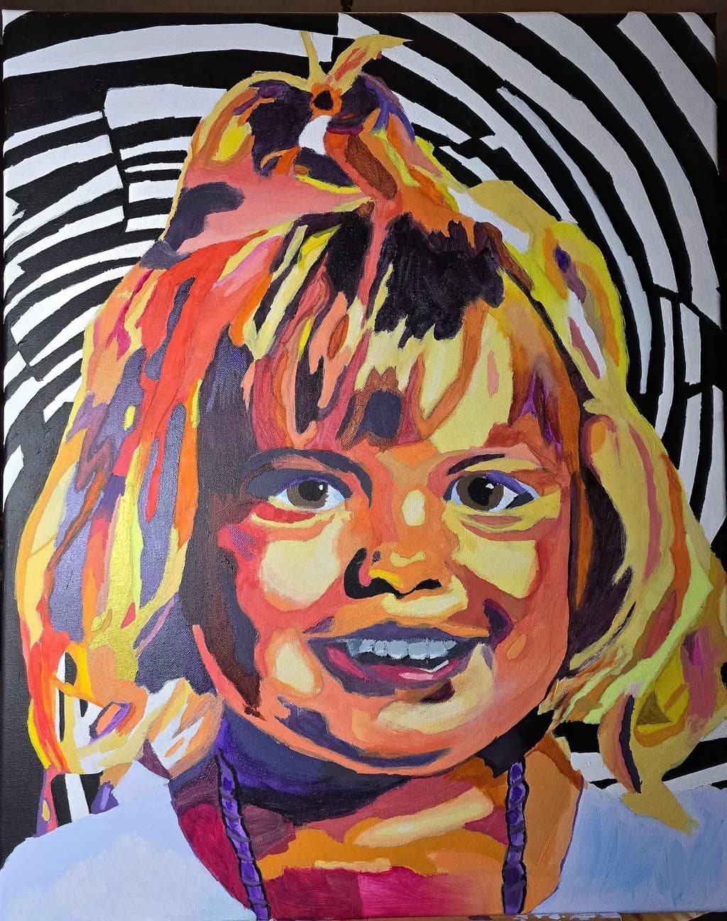 Colorful Child Portrait