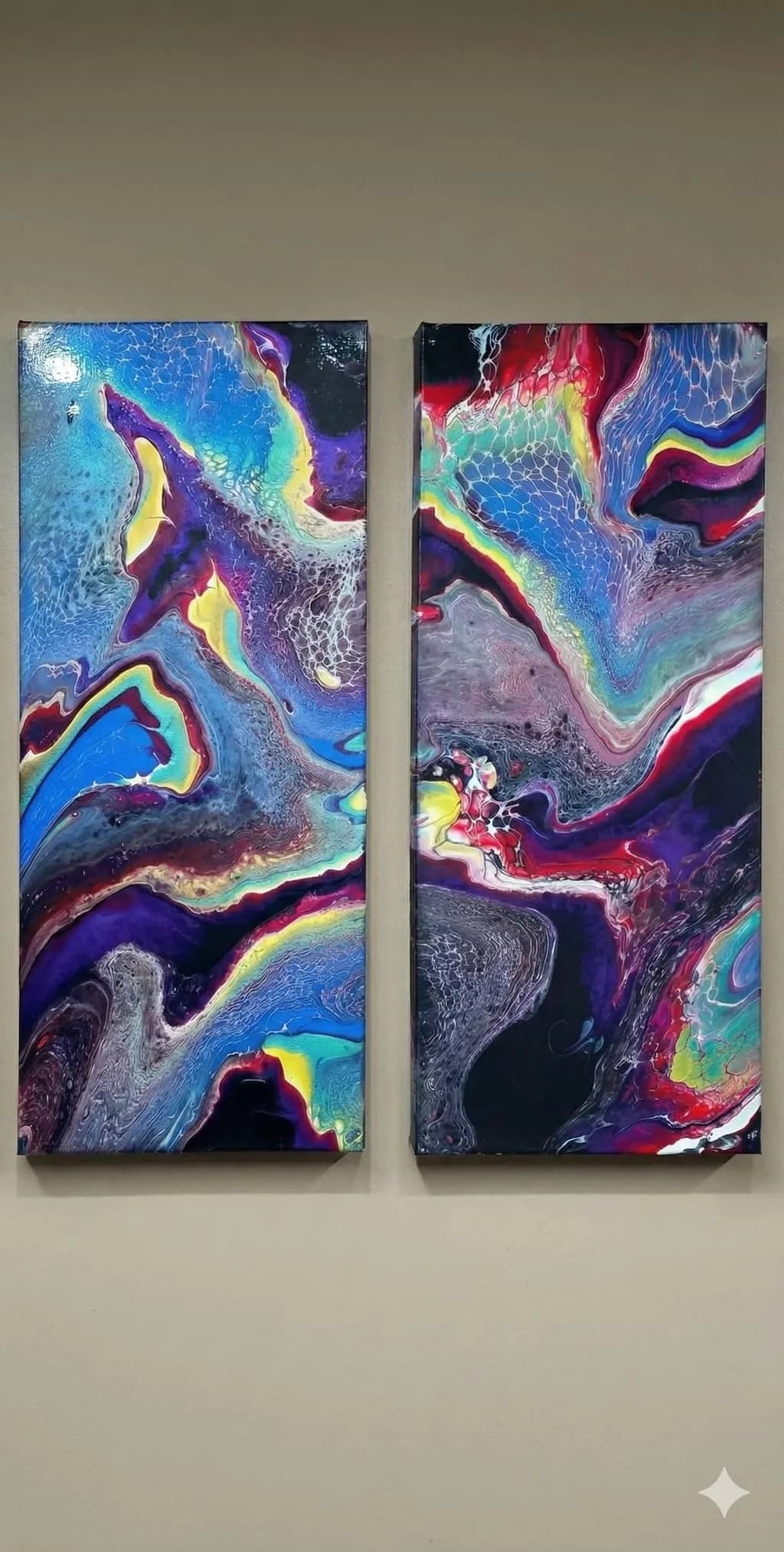 Electric Flow Diptych