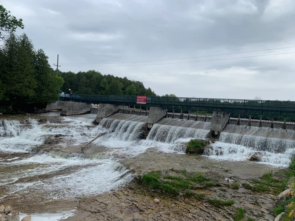 Cascading Dam Flow