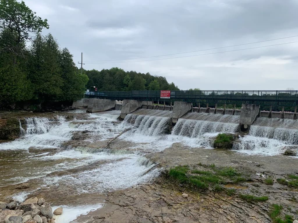 Dam Waterfall Flow