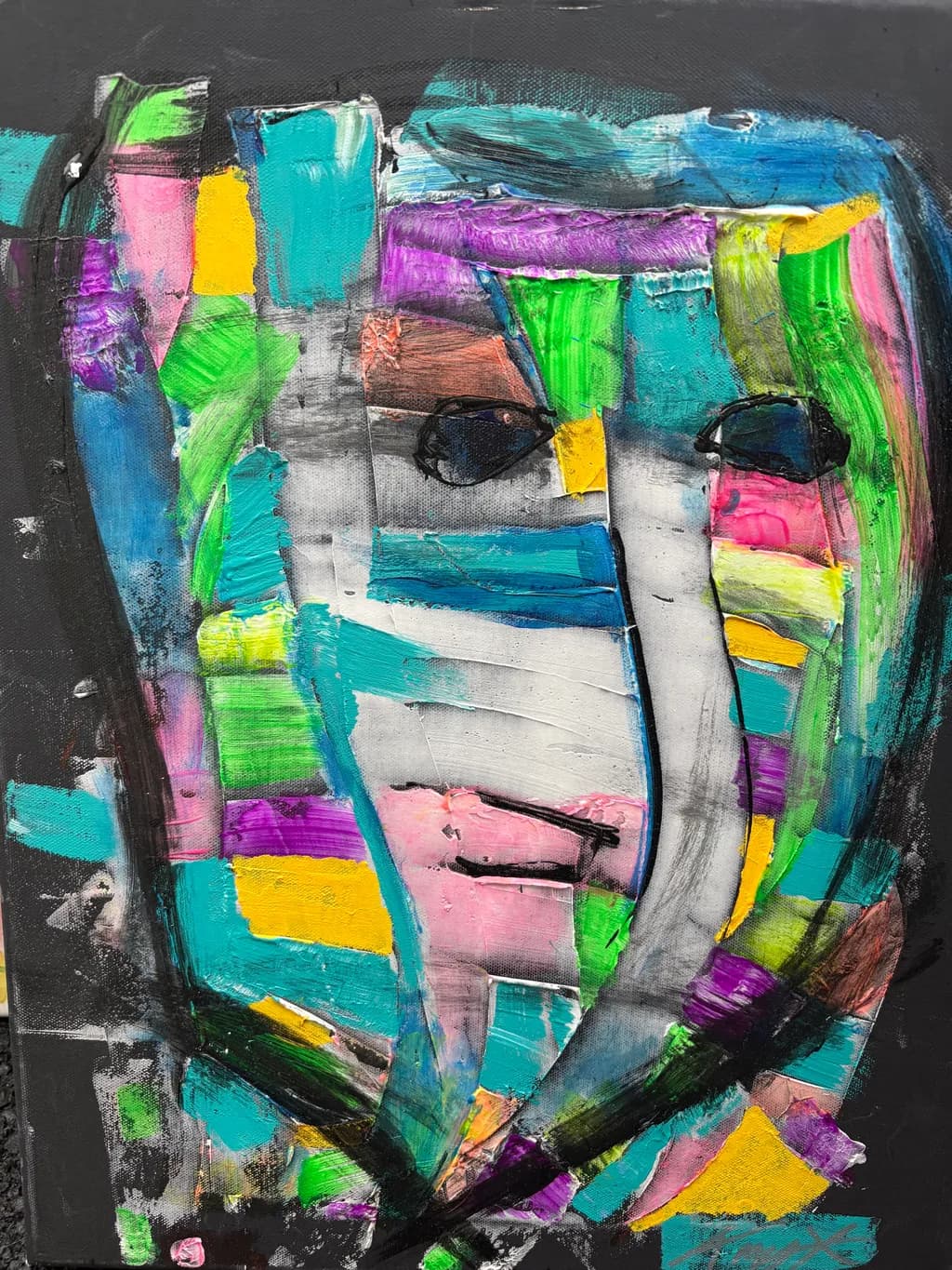 Abstract Portrait Flux