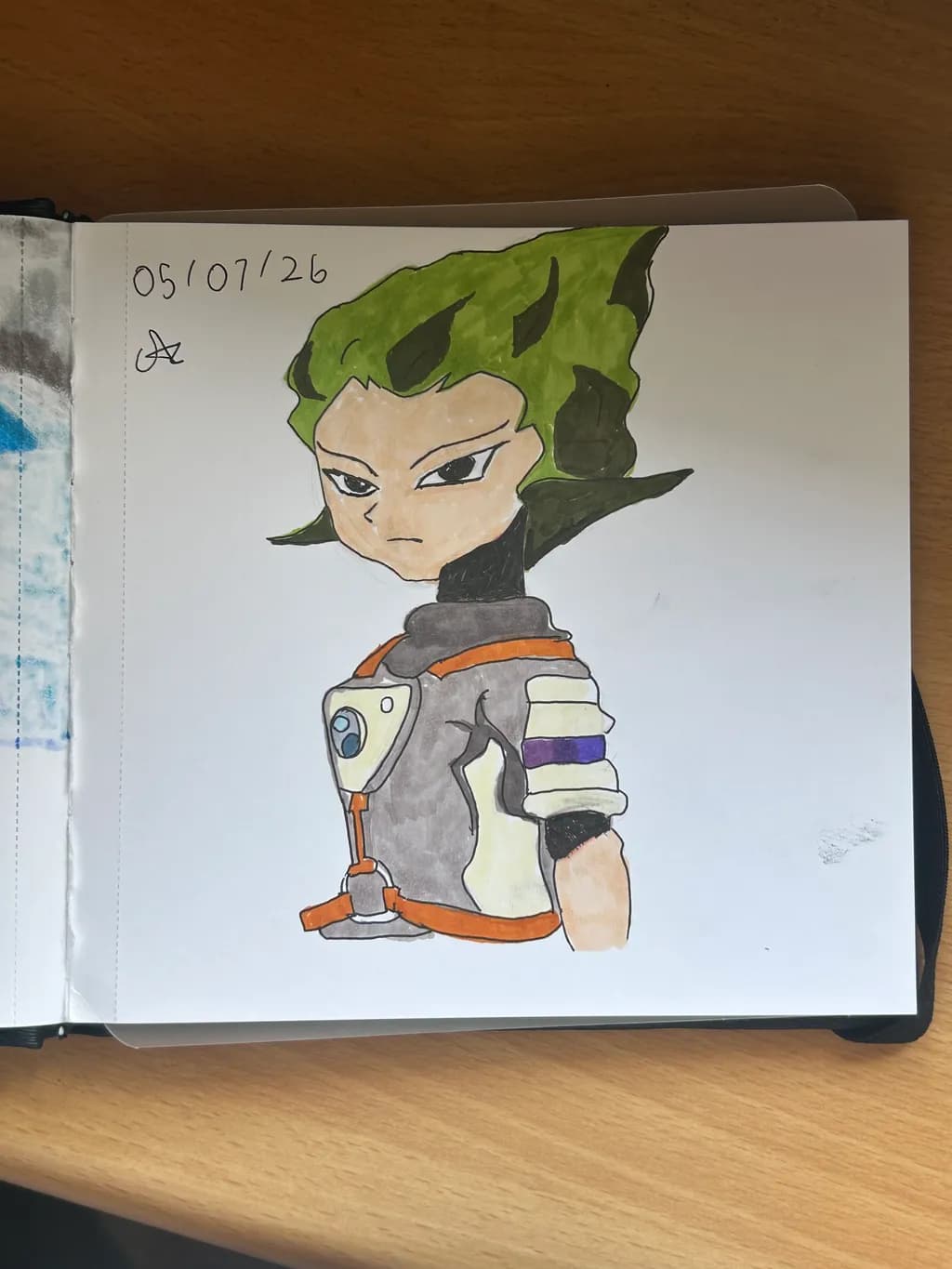 Green-Haired Spacefighter