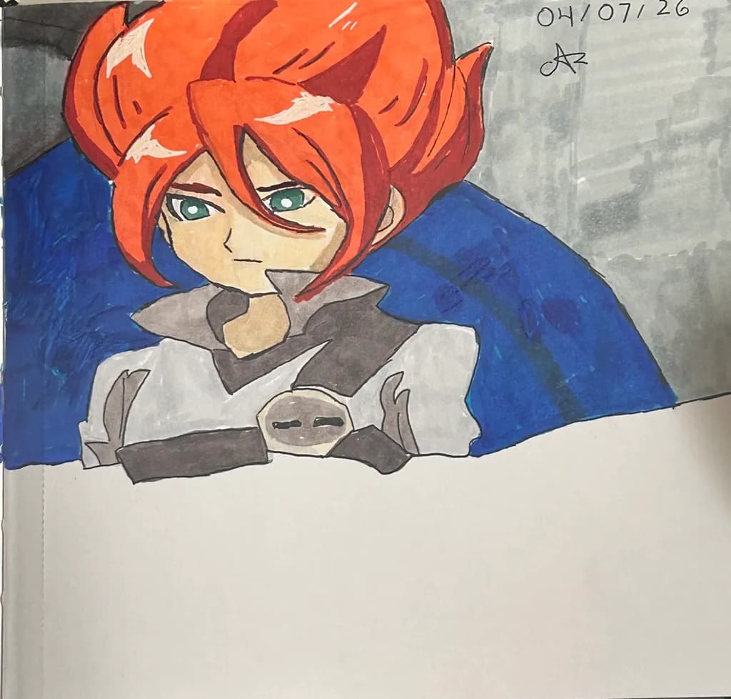 Red-Haired Character Portrait