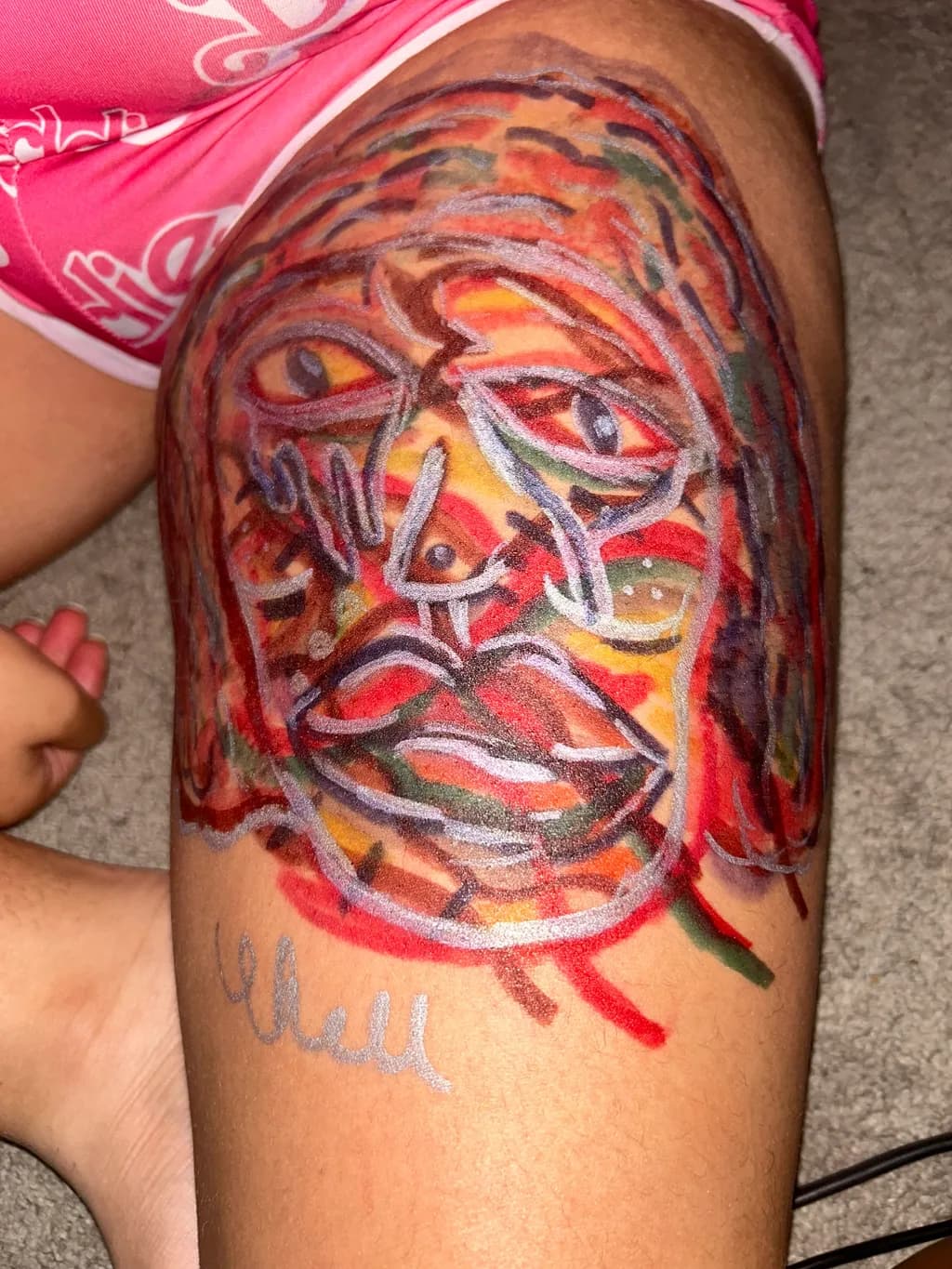 Abstract Face Painting