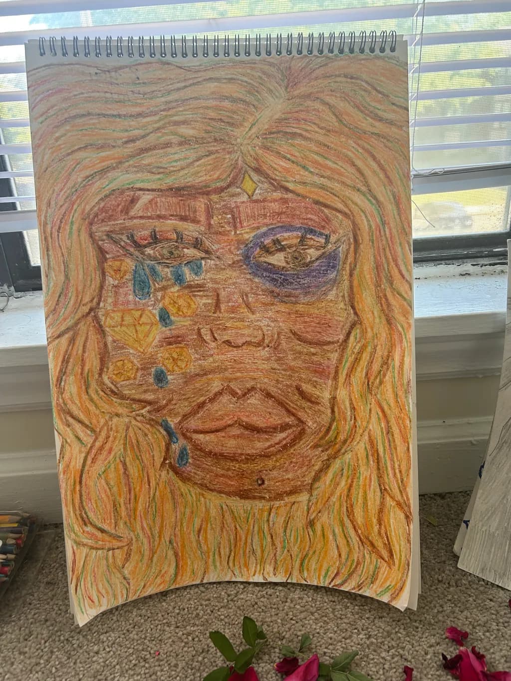 Golden Tears Portrait