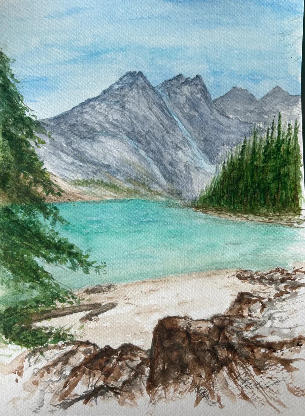 Turquoise Mountain Lake