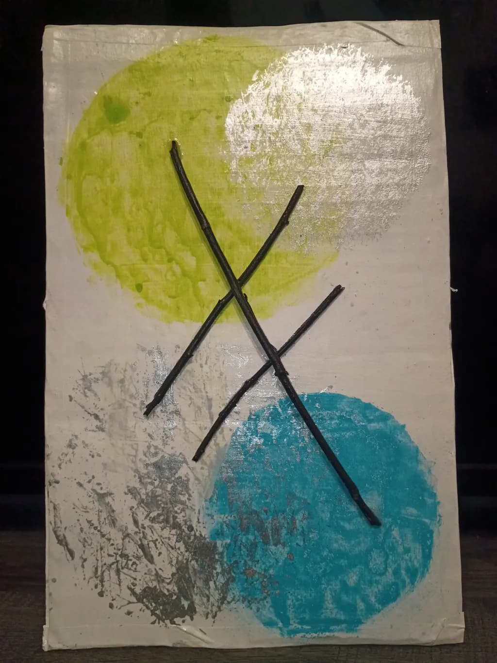 Overlapping Circles with Sticks