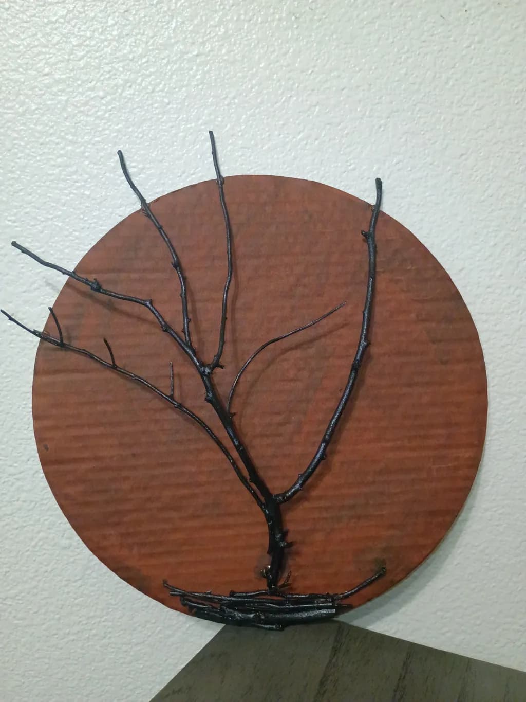 Tree Silhouette on Circle