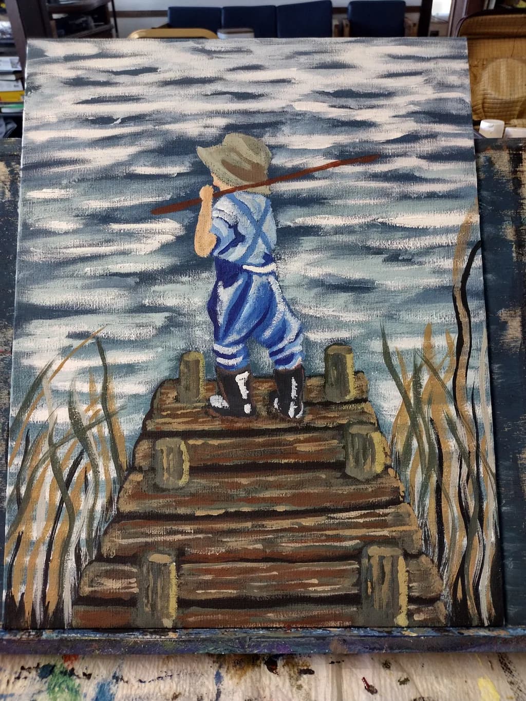 Boy on Dock