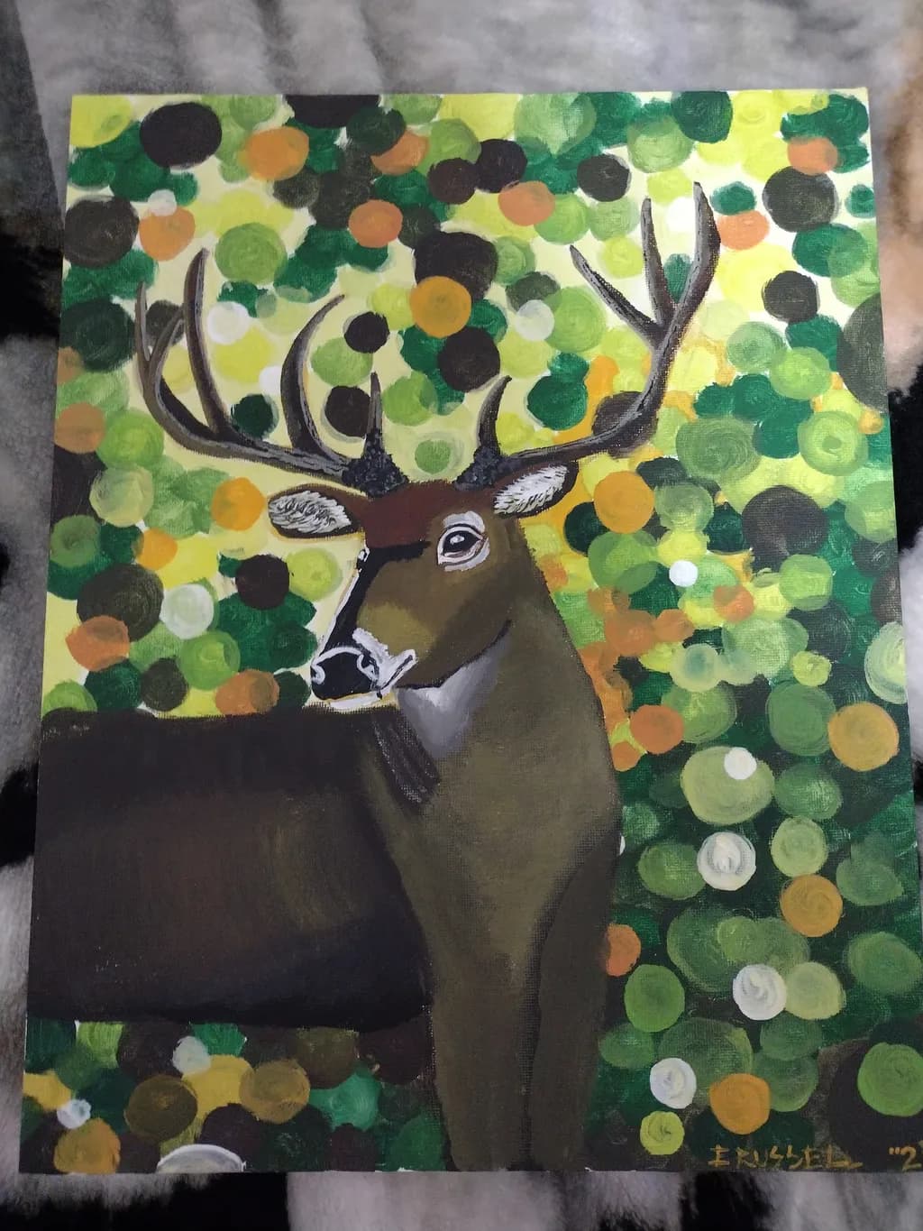 Deer in Forest Light