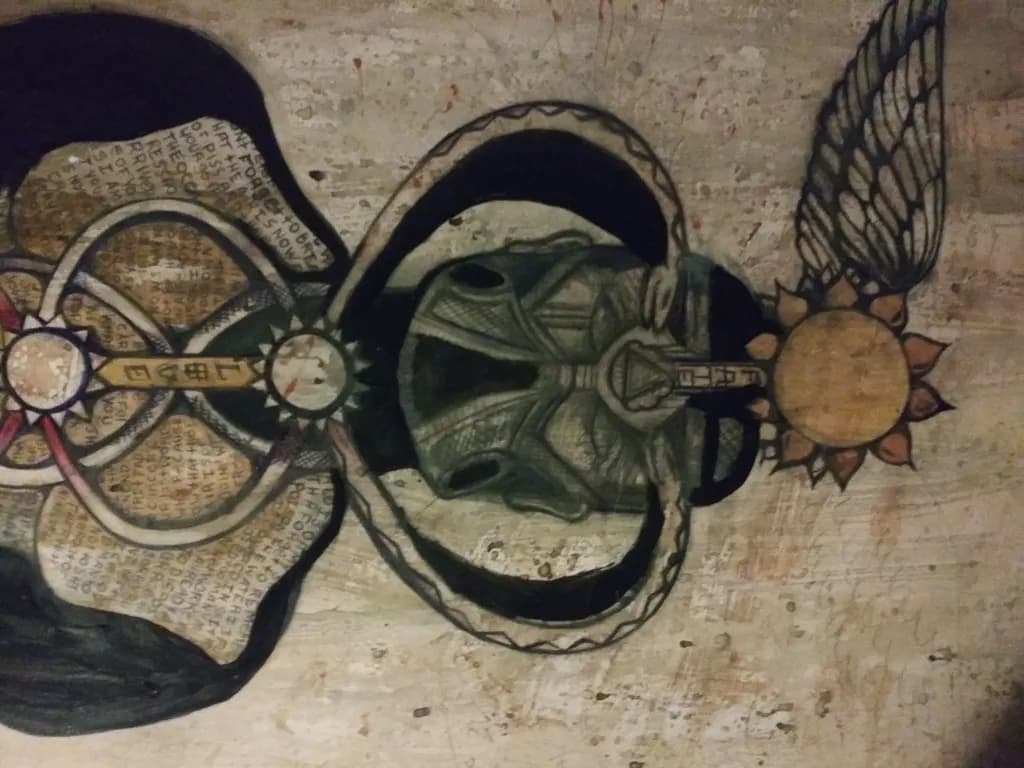 Mask Symbolism Composition